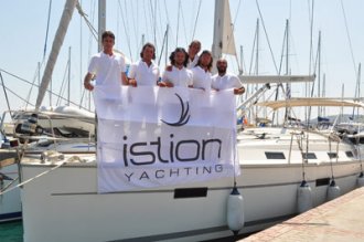 Istion Kos team on a yacht