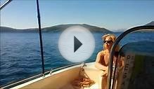 Renting a motorboat in Nidri, Lefkas