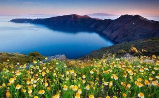 The Cyclades are most enjoyable in late spring – when the landscape is still green.